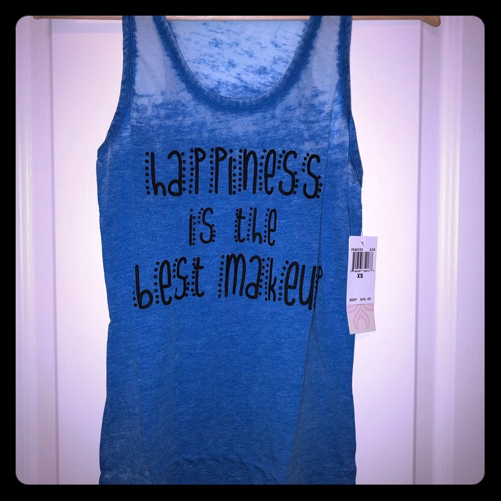 Happiness is the Best Makeup Yoga Tank Top